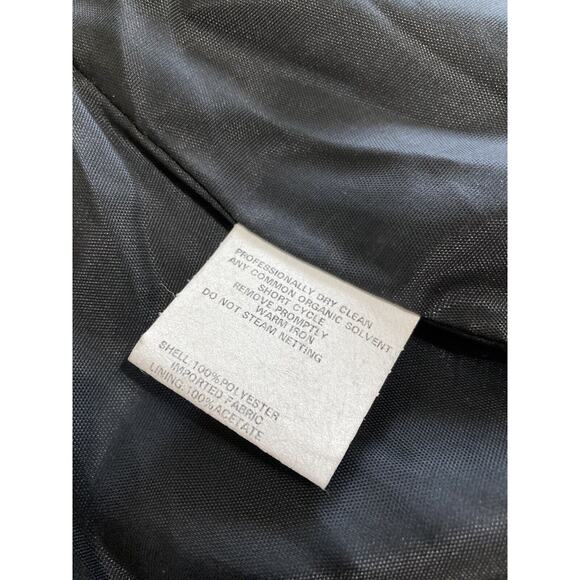 Jessica McClintock Gunne Sax Black Satin Strapless Evening Gown Formal Size 5/6 - Picture 8 of 10